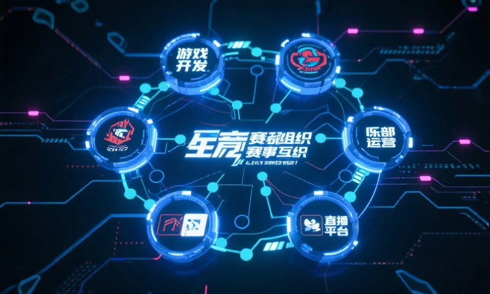 电竞生态系统互联互通图